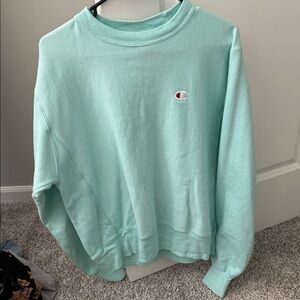 Champion Aqua Sweatshirt crewneck oversized